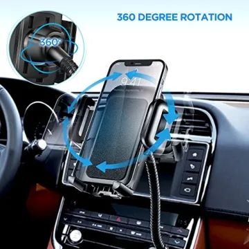 SOAIY 3-in-1 Car Mount Charger with USB Ports