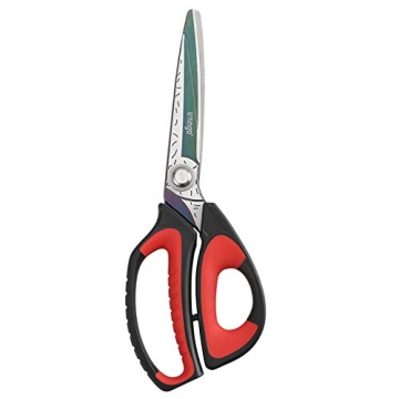 LIVINGO 10" Multipurpose Heavy Duty Scissors - Durable & Ergonomic