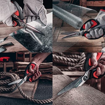 LIVINGO Heavy Duty Scissors - Sharp & Durable 10 Inch