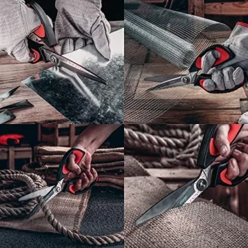 LIVINGO Heavy Duty Scissors - Sharp & Durable 10 Inch