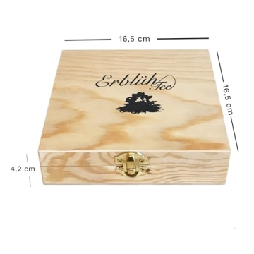 Creano Blooming Tea Gift Set in Stylish Wooden Box