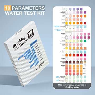 TESPERT Water Testing Kits for Drinking Water - 2 Bacteria Tests + 100 Strips