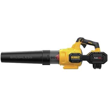 DEWALT 60V MAX* FLEXVOLT Leaf Blower, Cordless, Handheld, 125-MPH, 600-CFM, Tool Only (DCBL772B)