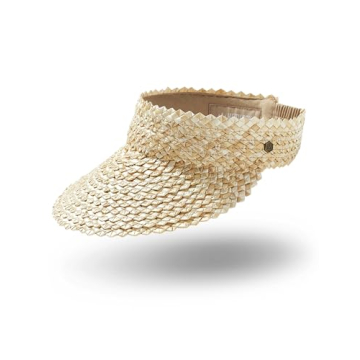 Stylish Straw Visor for Women - Ultimate Sun Protection & Travel-Friendly