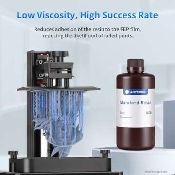 Buy ANYCUBIC 3D Printer Resin, 405nm SLA UV-Curing Resin