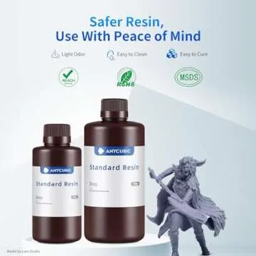 Buy ANYCUBIC 3D Printer Resin, 405nm SLA UV-Curing Resin
