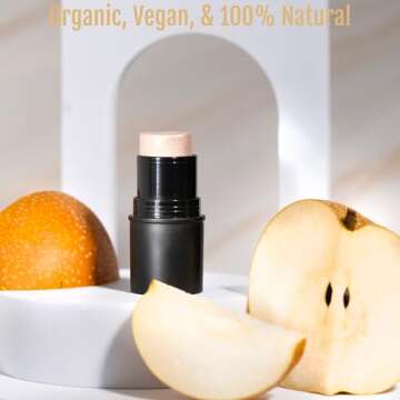BaeBlu Organic Tint Tube, 100% Natural Vegan Gluten-Free Cream Highlighter Multi-Stick, Made in USA,...
