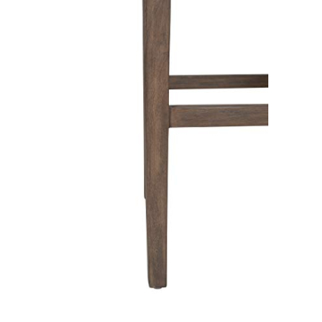 Handcrafted Rattan Bar Stool - East at Main Nisha (Brown) | 18" W x 20" D x 41" H