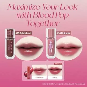 WAKEMAKE Squid Game Lip Gloss Set for Glossy Finish