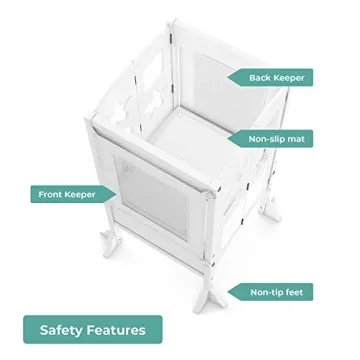 Guidecraft Classic Kitchen Helper Stool for Toddlers