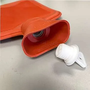 Classic Large Non-Toxic Hot Water Bottle with Knit Cover