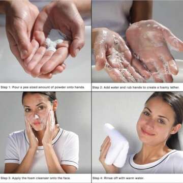 Hanalei Cruelty-Free and Paraben - Free Papaya Powder Face Cleanser, Gentle Everyday Cleansing, Non-Striping and Hydrating, All Skin Types, Full Size (60 g)