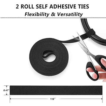 Cord Management Organizer Kit - Sleek & Functional