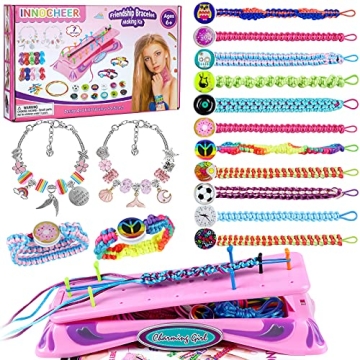 INNOCHEER Friendship Bracelets Making Kit, DIY Jewelry Making Set for 6-12 Years Old Teen Girls Art ...