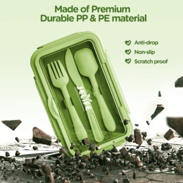 Jelife Bento Box Large Leakproof Lunch Box for Kids