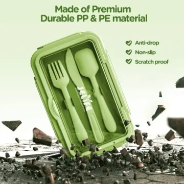 Jelife Bento Box Large Leakproof Lunch Box for Kids