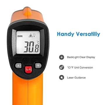 Helect Laser Infrared Thermometer -58°F to 1022°F Accurate