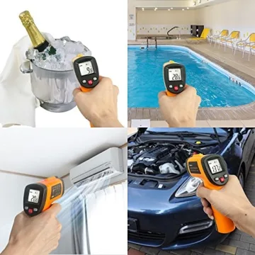 Helect Laser Infrared Thermometer -58°F to 1022°F Accurate