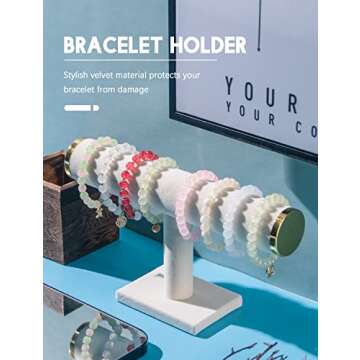 Ausalivan Bracelet Holder Stand,Bracelet Organizer Display for Selling,Bangle Organizer for Women,Wa...