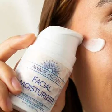 Organic Aloe Face Moisturizer for Sensitive Skin