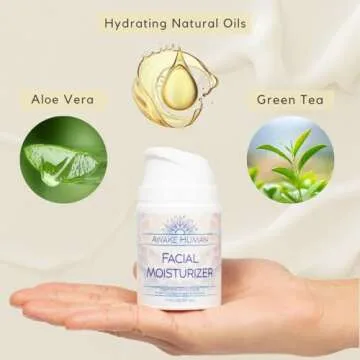 Organic Aloe Face Moisturizer for Sensitive Skin