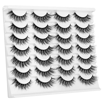Natural 3D Mink Cat Eye Lashes - 14 Pairs Pack