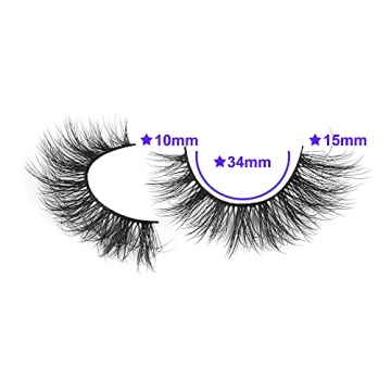 Natural 3D Mink Cat Eye Lashes - 14 Pairs Pack