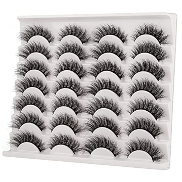 Natural 3D Mink Cat Eye Lashes - 14 Pairs Pack