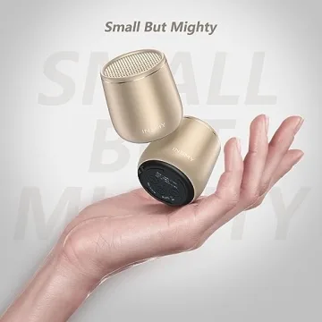 INSMY Waterproof Mini Bluetooth Speaker with Stereo Pairing