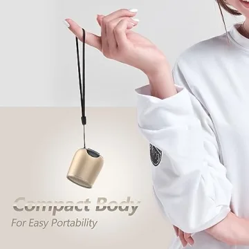 INSMY Waterproof Mini Bluetooth Speaker with Stereo Pairing