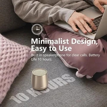 INSMY Waterproof Mini Bluetooth Speaker with Stereo Pairing