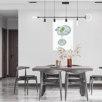 Funky Seashell Martini Wall Art for Trendy Home Decor