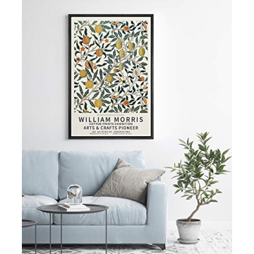 IDEA4WALL William Morris Framed Canvas Art Print