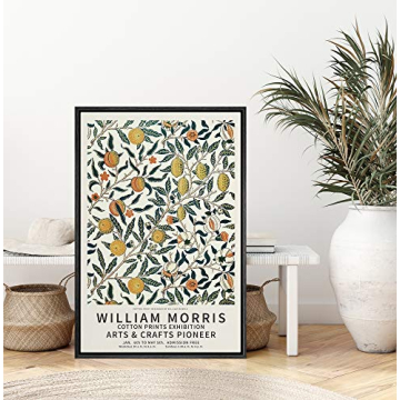 IDEA4WALL William Morris Framed Canvas Art Print