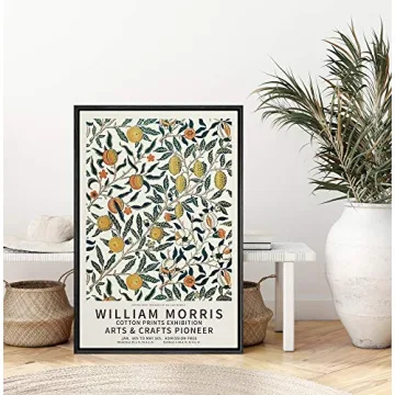 IDEA4WALL William Morris Framed Canvas Art Print