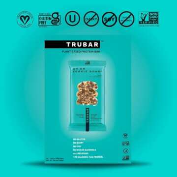TRUBAR Vegan Protein Bar - Oh Oh Cookie Dough Snack