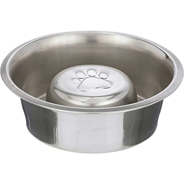 Neater Pet Brands Stainless Steel Slow Feed Bowl for Dogs or Cats - Fits in Neater Feeders and Other...