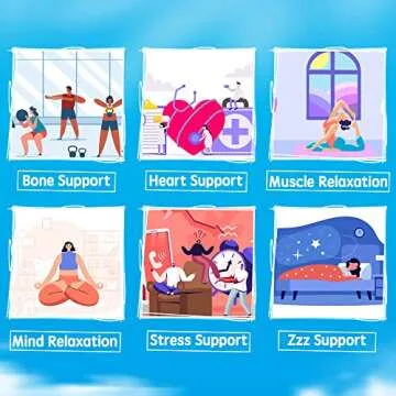 8-in-1 Magnesium Gummies for Calm Sleep & Muscle Relief