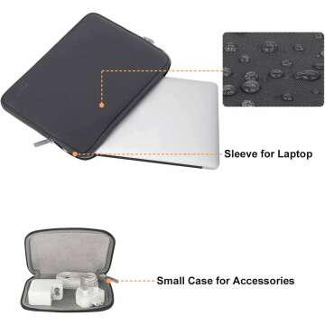 MOSISO Laptop Sleeve for MacBook Pro 16" & 15"