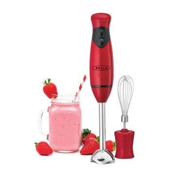 BELLA Immersion Hand Blender for Smoothies and Soups