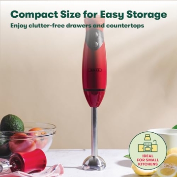 BELLA Immersion Hand Blender for Smoothies and Soups