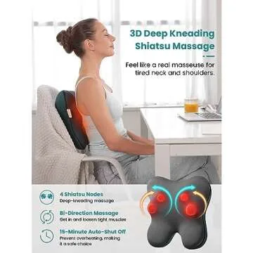 Relax and Relieve Pain with BOB AND BRAD Back Massager