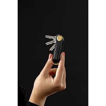 Orbitkey Leather Key Organizer - 7 Key Capacity in Luxury Design
