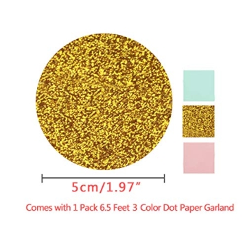 LITAUS Tri-Color Birthday Decorations - Pack of 19