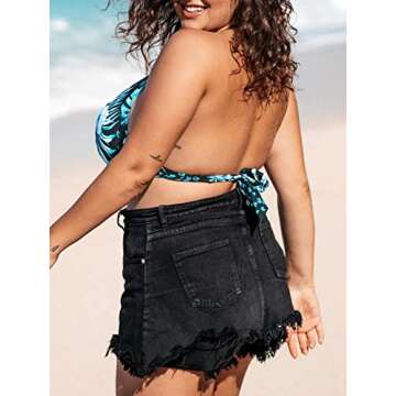 CUPSHE Plus Size Bikini - Stylish High Waist Swimsuit