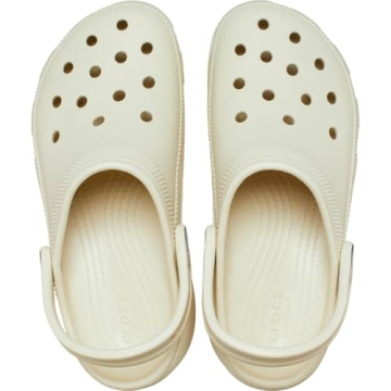 Crocs Women's Classic Platform Clog in Bone Color