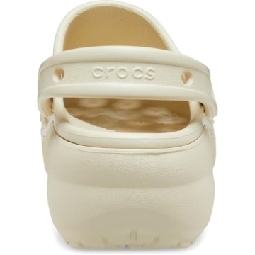 Crocs Women's Classic Platform Clog in Bone Color