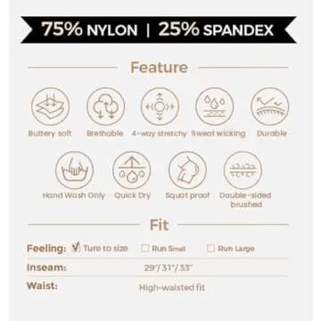 Aoxjox Flare Leggings for Women Trinity Tummy Control High Waisted Wide Leg Yoga Pants 31" (Fudge Coffee, Medium)