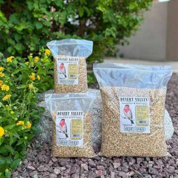 Desert Valley Finch Seed, All Natural, Non-GMO Premium Food for Domestic and Wild Finch, Songbirds, ...