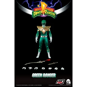 threezero 12-Inch Green Ranger Action Figure Collectible